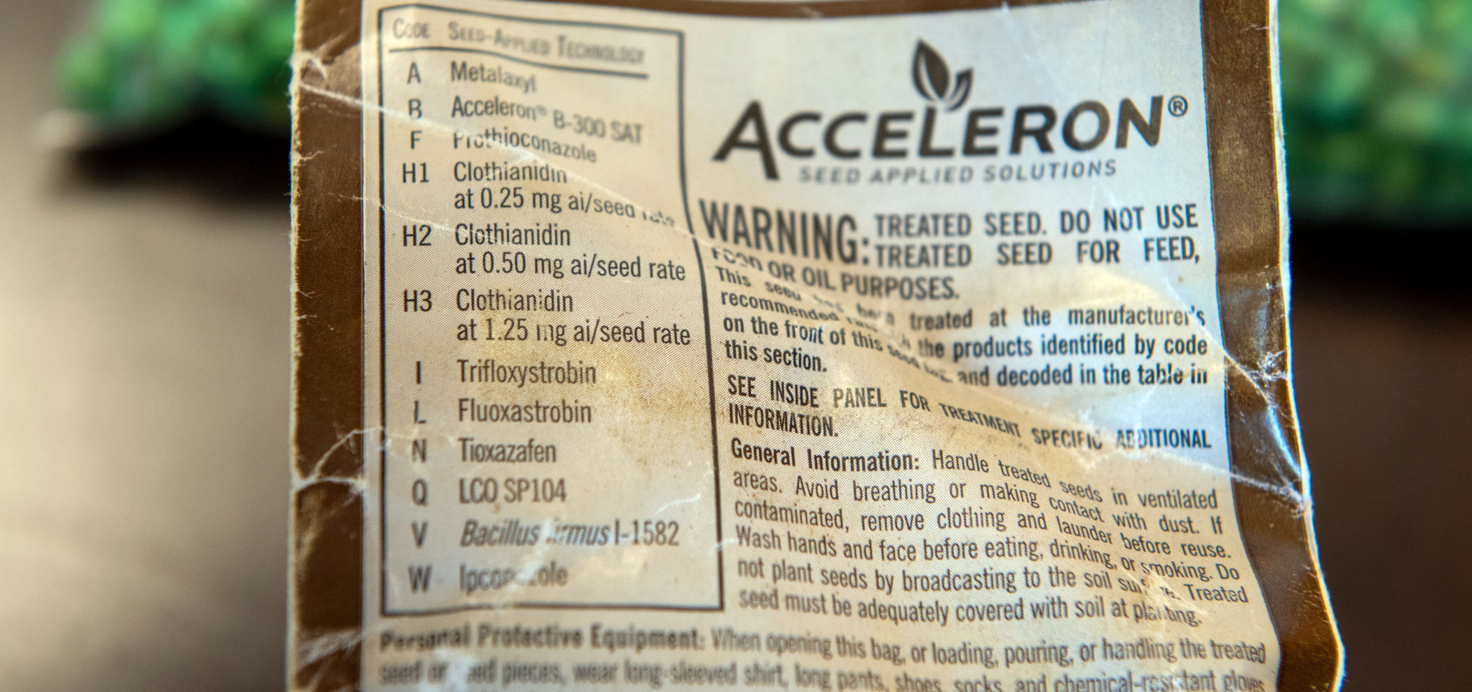 Seed bag label, 11.11